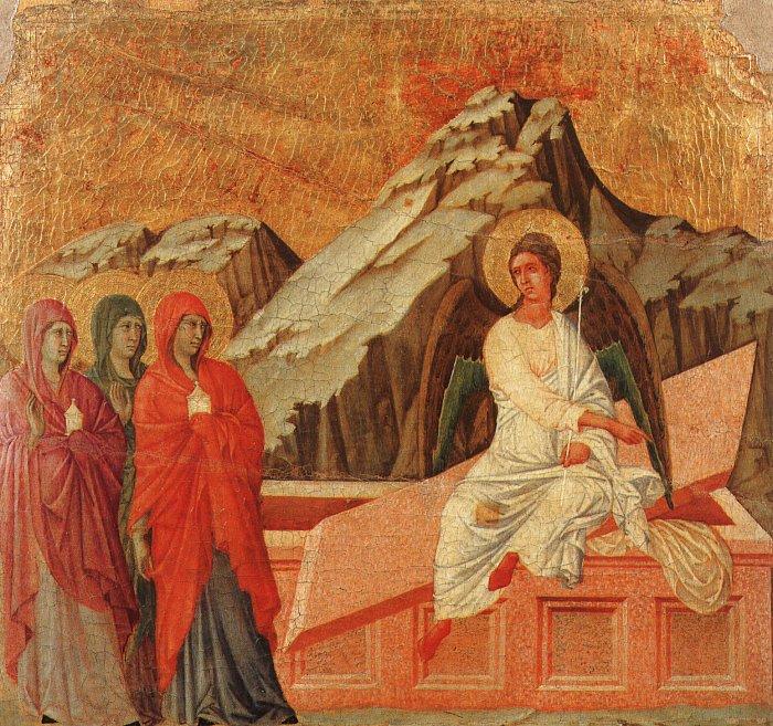Duccio di Buoninsegna The Holy Woman at the Sepulchre Norge oil painting art